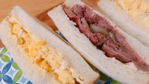 40代のお手軽サンドイッチとハンバーガー。ときどきカルディのソース