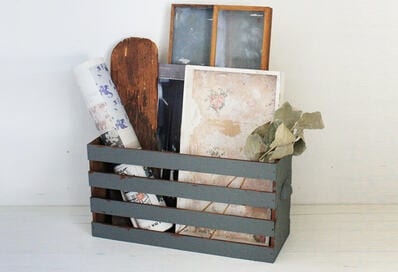 まとめてポン、でオシャレに収納！材料費800円でできる「持ち手付きマルチボックス」