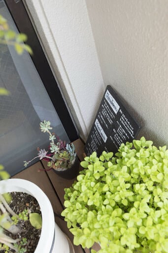 ウッドデッキバルコニー