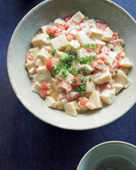 白いマーボー豆腐