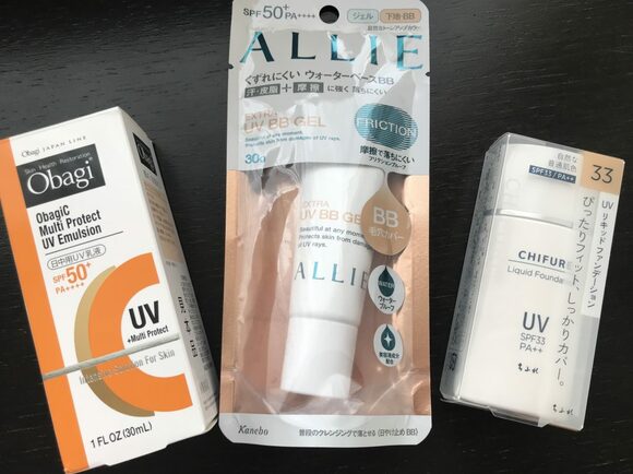 日焼け止め効果の高いファンデーション