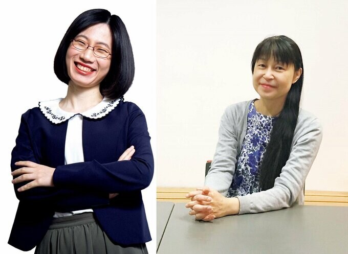 時事YouTuberのたかまつななさん(左)とジャーナリストの田口理穂さん(右)