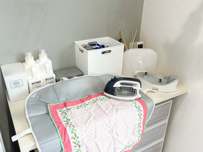 アイロン台として使用