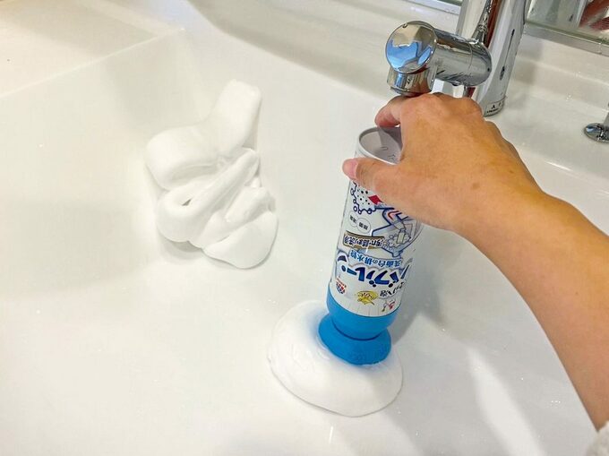 バブルーンを使用している様子