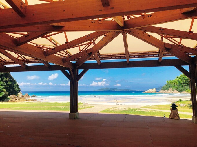 五島市の海水浴場