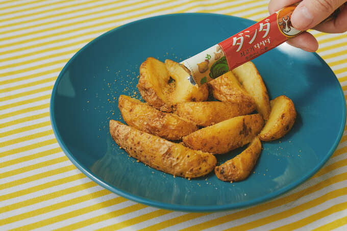 ポテトにふりかけ