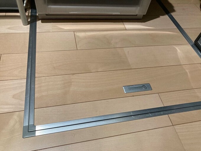 冷気が気になる床下収納