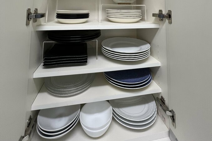 お皿の大きさをそろえると食卓が整う