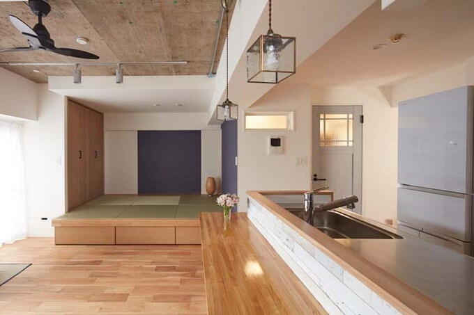 リビングから見た小上がり