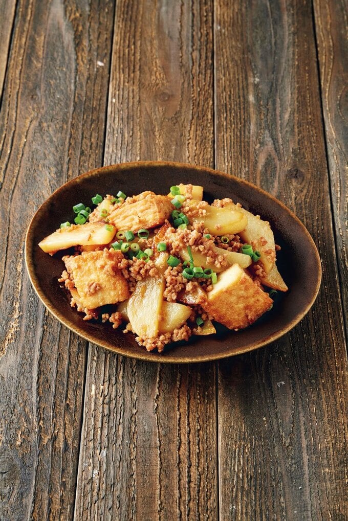 麻婆味のポテト