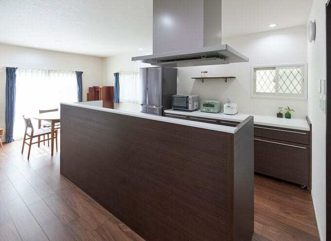 オープンなキッチン