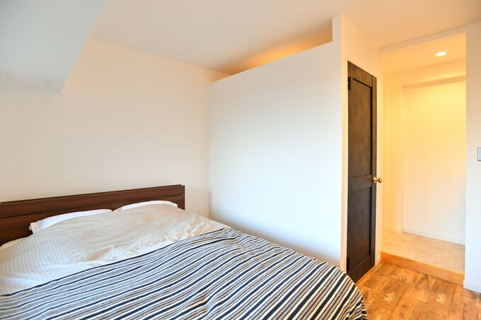 ウォークインクロゼット付きの寝室