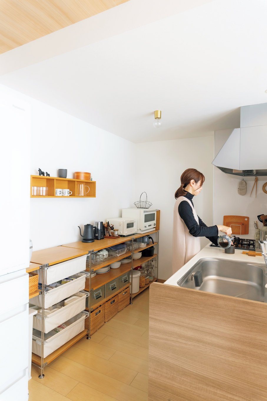 無印良品のアイテムを使った「キッチン」収納術。狭くてものが多い家