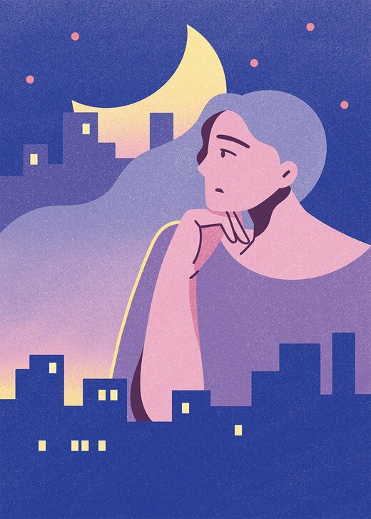 深夜タイプのイラスト