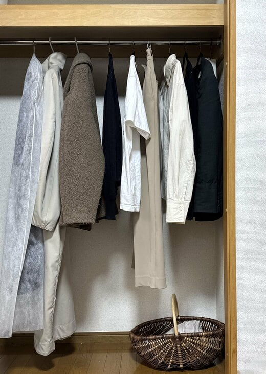 服は減らしていないのに、「選ぶ時間」が短くなったクローゼット