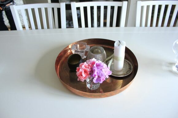 花とキャンドル