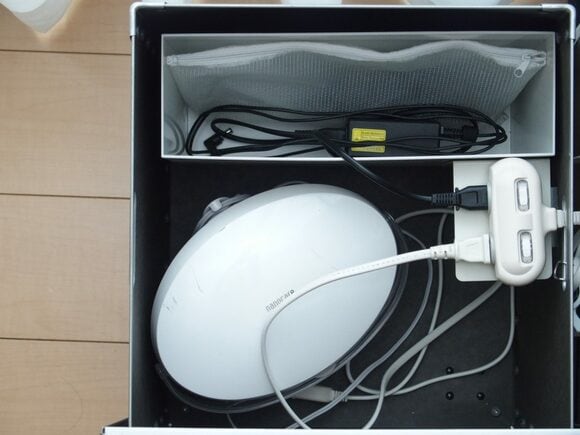 普段はフタをしめ、ボックスに入れてすっきり！