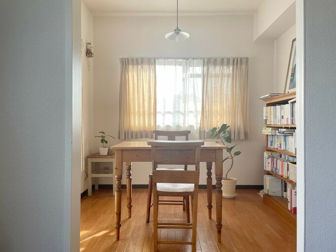 ナツさん宅のリビング