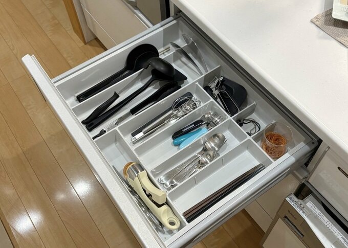 引き出しの様子