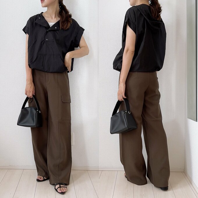 アノラックパーカー合わせ