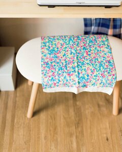 アクセントになる布