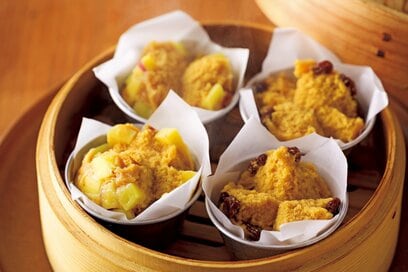 せいろで簡単、もっちり食感の「米粉の中華風蒸しパン」レシピ。発酵いらず、かくし味は「しょうゆ」