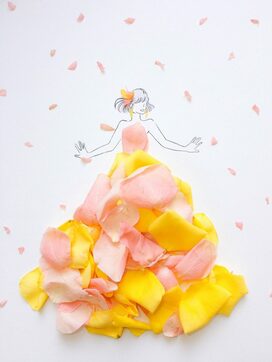 花びらとイラストの斬新アート！フォロワー12万人超の「はな言葉」って？