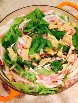 お野菜が高い今だからこそ！材料少なめ、白菜と豚肉の簡単ミルフィーユ鍋のつくり方