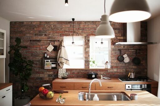 シンクとコンロを分ける