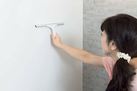 水分をふき取る