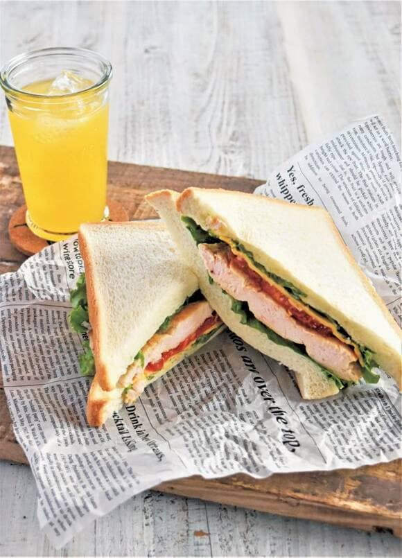 トマトチーズチキンサンド