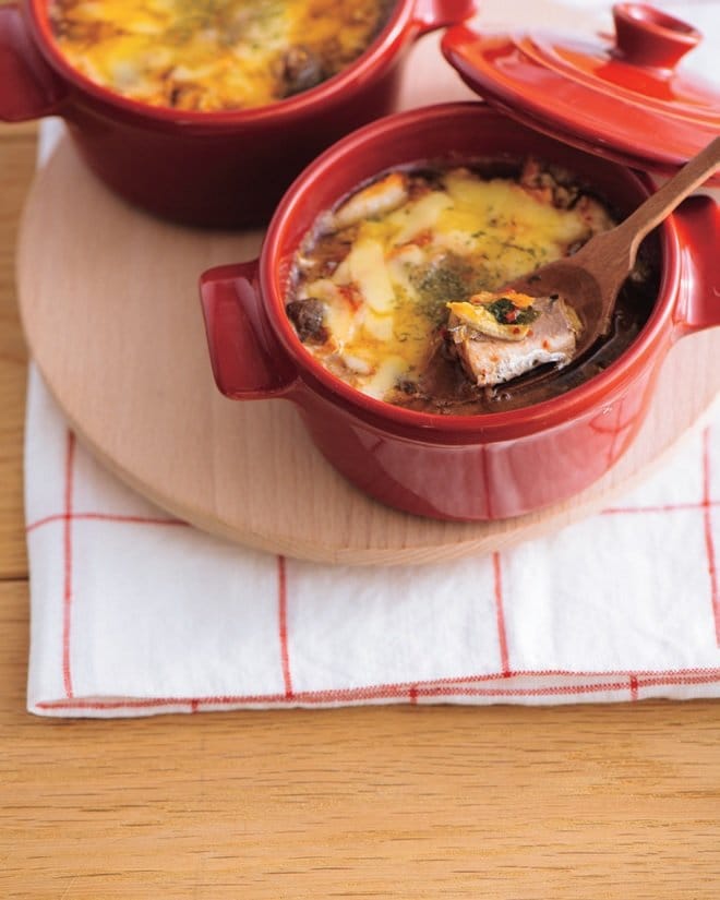 イワシのスープグラタン