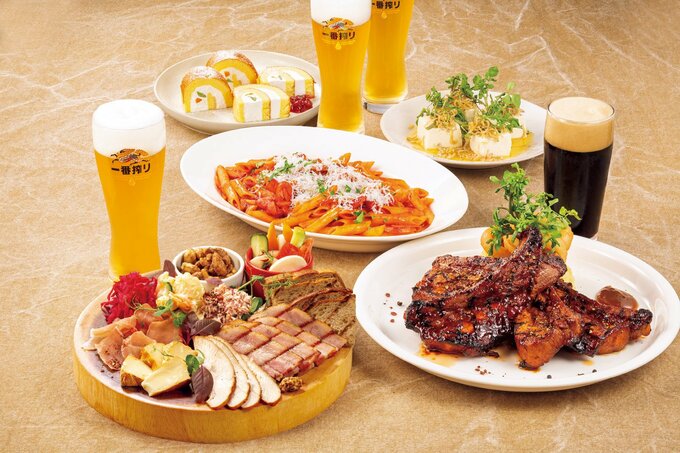 キリン横浜ビアホールの料理
