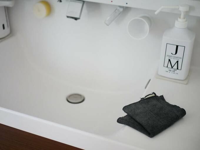 洗面所にタオル