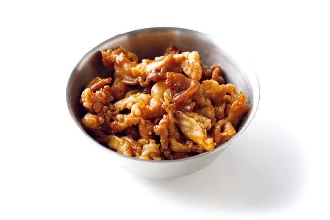 豚こまのしぐれ煮