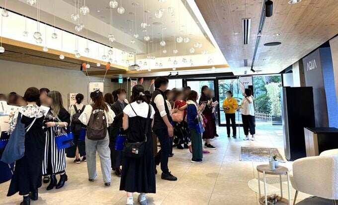 ESSEファンで大盛況の会場