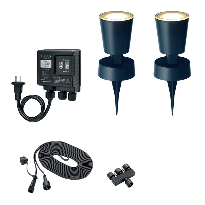 ガーデンライトのDIYパーツ