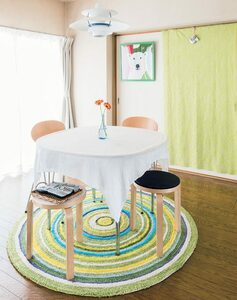 北欧風インテリアのダイニングは収納家具のないリラックス空間に