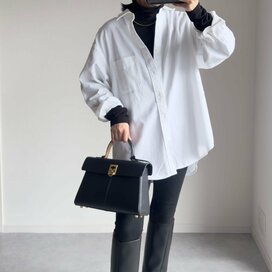 40代からの体型カバーは「GUの2490円シャツ」。158cm着まわしコーデ3つ