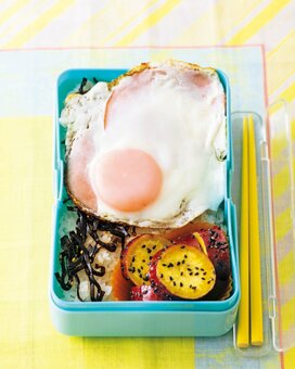 みきママ直伝のハムエッグ弁当。ゆるっと手間なく完成！