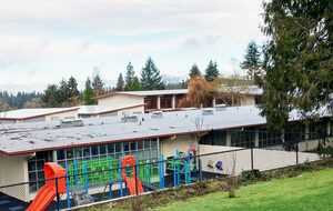 (写真:cedarpark 2017年開校のシアトル最新オプション・スクール、シダー・パーク小学校ではELエデュケーションを採用)