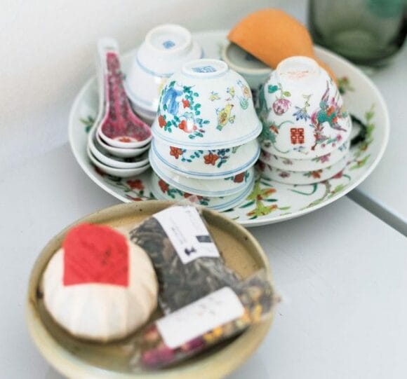 茶器茶葉の収納