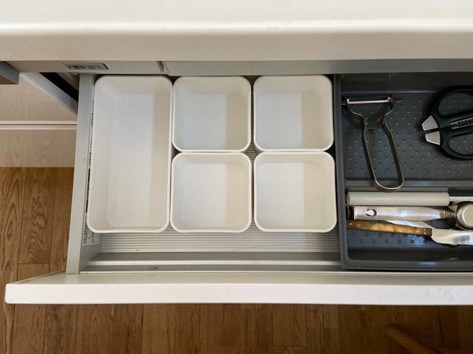 引き出しに合わせてサイズを使いわけて