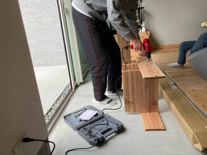 DIYの様子