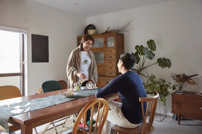 レッスン場所にもなるダイニング