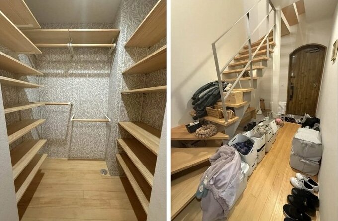 収納全出し