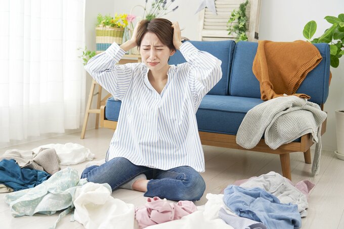 片付けられない主婦