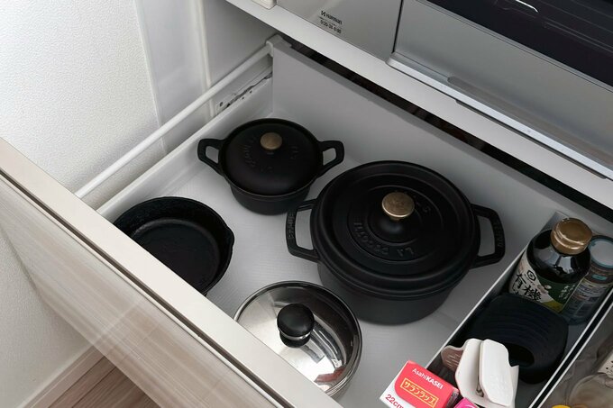 調理道具が定位置にあるこの風景が好きです