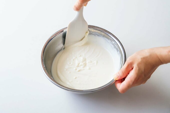 ボウルにクリームチーズ