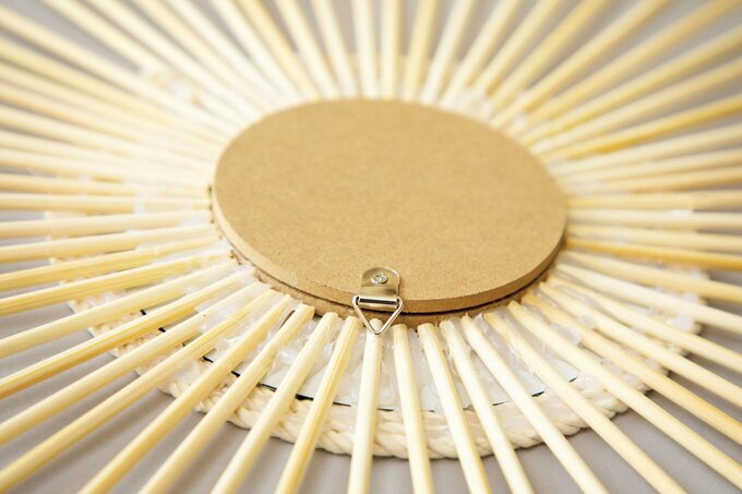 ラタン風ミラー作り方4